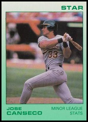 2 Jose Canseco Minor League Stats